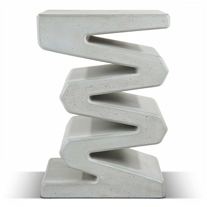 **Beton Zigzag Bijzettafel: Modern Ontwerp en Duurzaamheid**